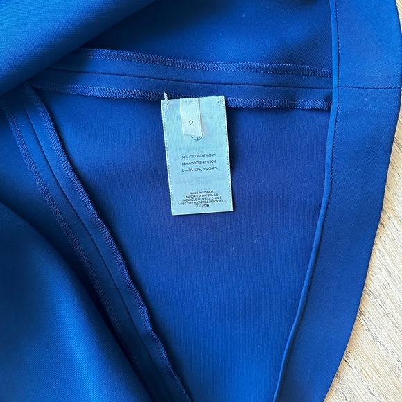 The Row NWT Uma silk/satin Dress in French Blue size 2 - Picture 7 of 8